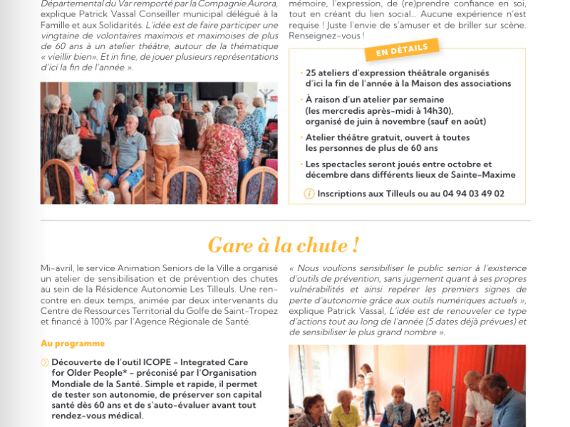 Nos Seniors sur les traces de&nbsp;Molière